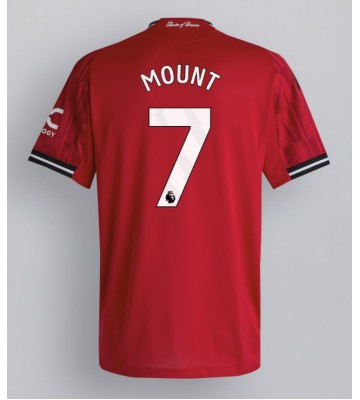 Manchester United Mason Mount #7 Hjemmebanetrøje 2025-26 Kortærmet